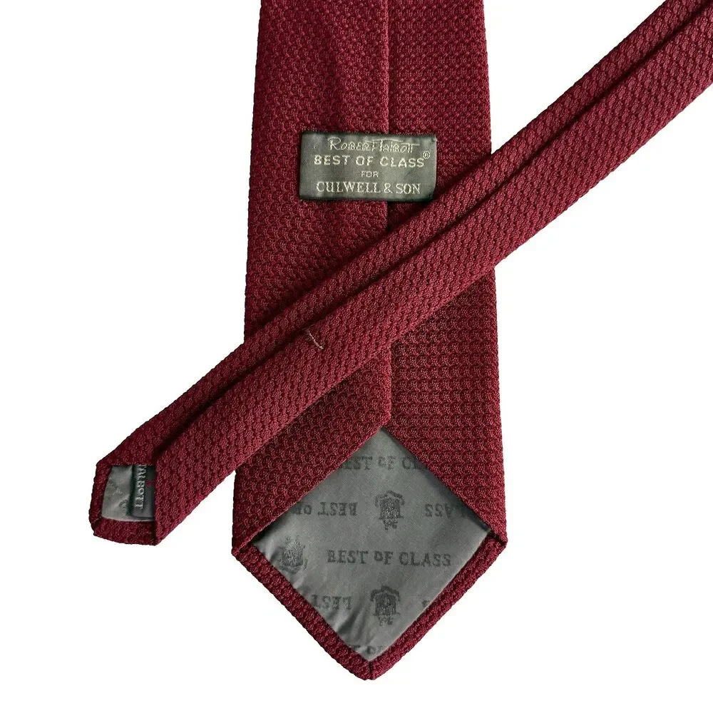ROBERT TALBOTT Best of Class Men's Silk Tie USA Designer Geometric Red 59